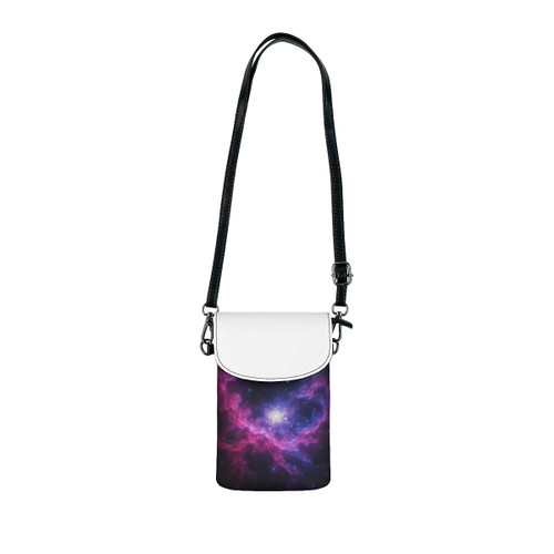 Ethereal Cosmic Voyage - Small Cell Phone Wallet