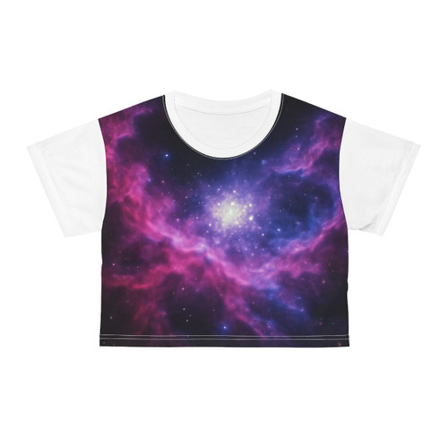 Ethereal Cosmic Voyage - Crop Tee (AOP)