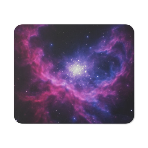 Ethereal Cosmic Voyage - Desk Mouse Pad