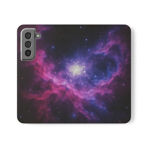 Ethereal Cosmic Voyage - Flip Cases