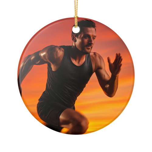 Endurance Spirit Unleashed - Ceramic Decoration Ornament, (1pc)