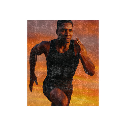 Endurance Spirit Unleashed - Crushed Velvet Blanket