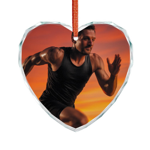 Endurance Spirit Unleashed - Crystal Glass Ornament