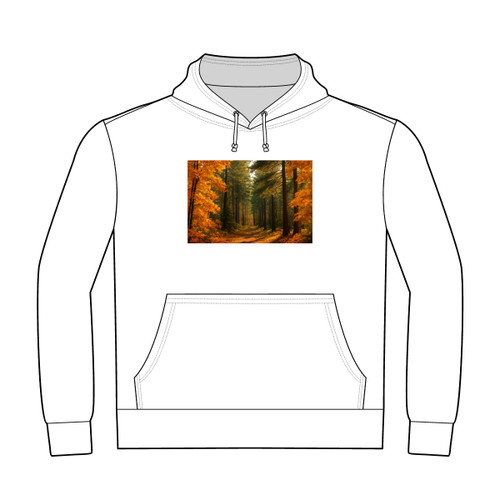 Golden Autumn Retreat - Unisex Heavyweight Pullover Hoodie
