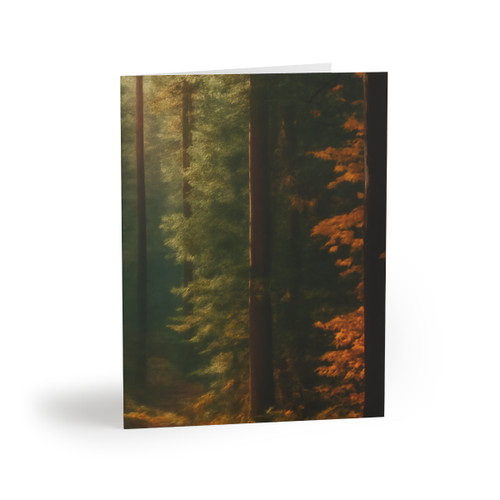 Golden Autumn Retreat - Greeting cards (8, 16, and 24 pcs)
