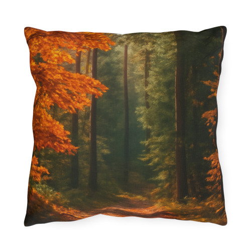 Golden Autumn Retreat - Outdoor Pillows