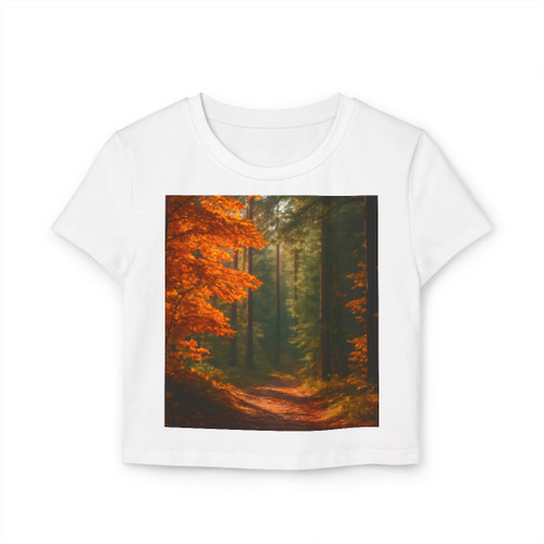 Golden Autumn Retreat - Women's Baby Tee