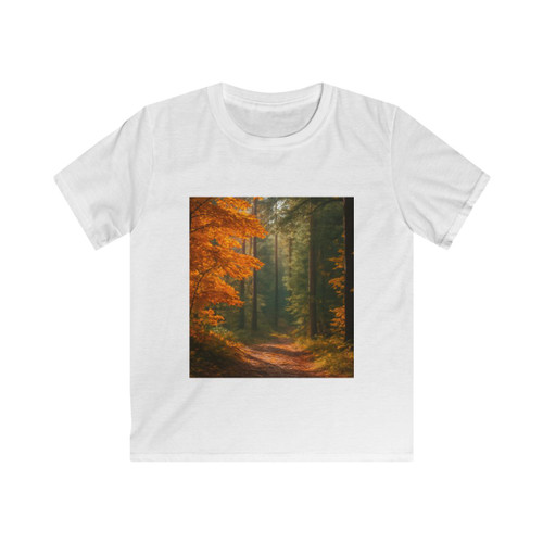 Golden Autumn Retreat - Kids Softstyle Tee