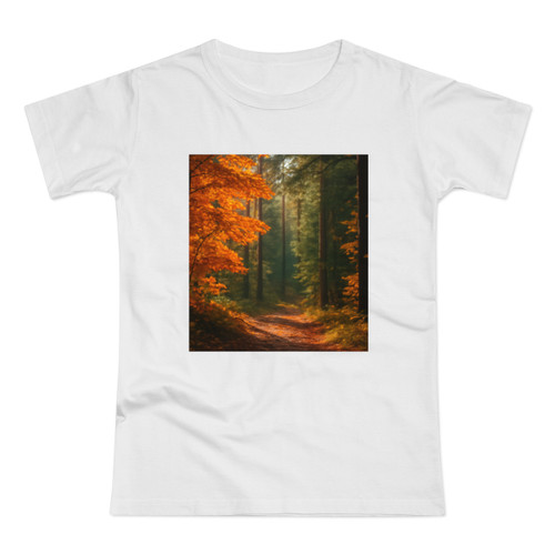 Golden Autumn Retreat - Single Jersey Women's T-shirt