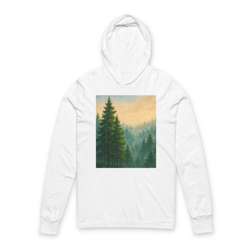 Whispering Pines - Unisex Hooded Long Sleeve Tee