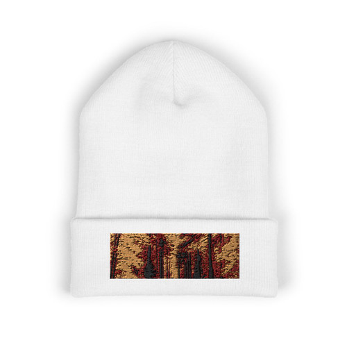 Golden Autumn Retreat - Classic Cuffed Beanie (Embroidery)