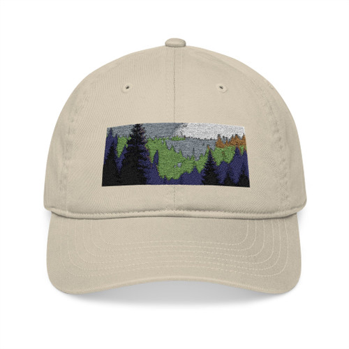 Whispering Pines - Organic Baseball Cap (Embroidery)