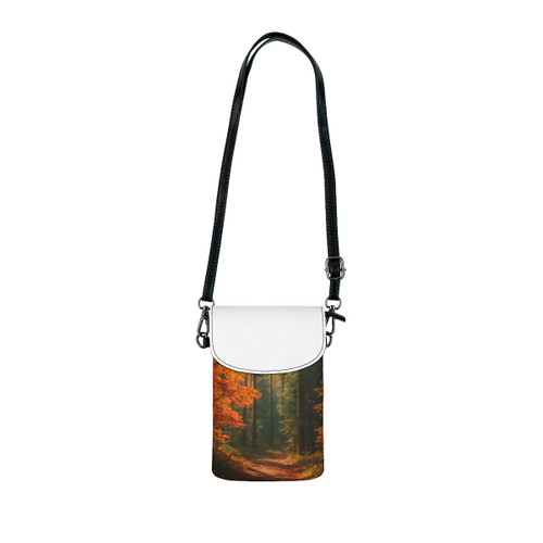 Golden Autumn Retreat - Small Cell Phone Wallet