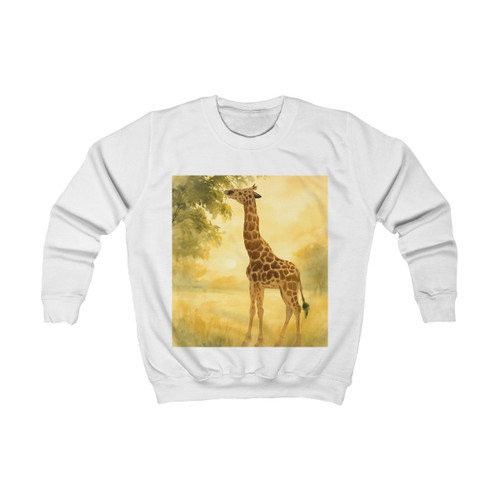 Gentle Giraffe Glow - Kids Sweatshirt