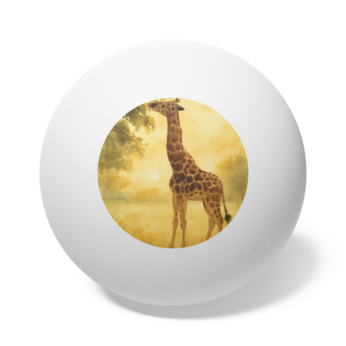 Gentle Giraffe Glow - Ping Pong Balls, 6 pcs