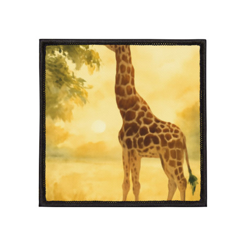 Gentle Giraffe Glow - Iron-On Patches