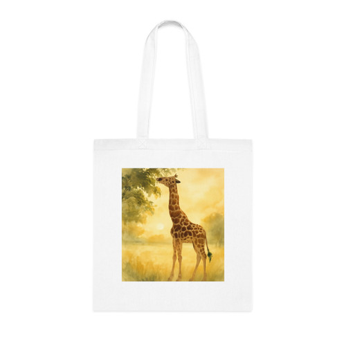 Gentle Giraffe Glow - Cotton Tote