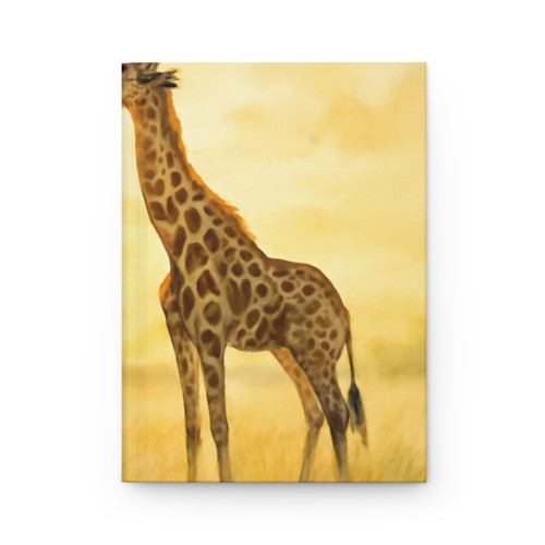 Gentle Giraffe Glow - Hardcover Journal Matte