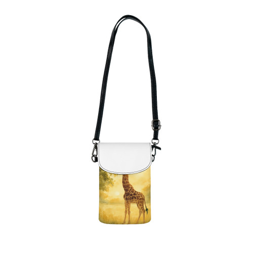 Gentle Giraffe Glow - Small Cell Phone Wallet