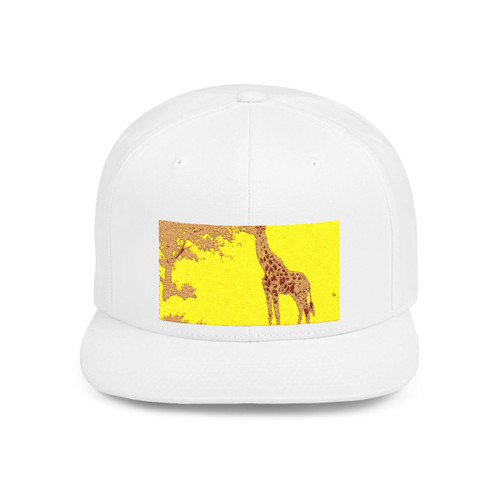 Gentle Giraffe Glow - Flat Bill Snapback