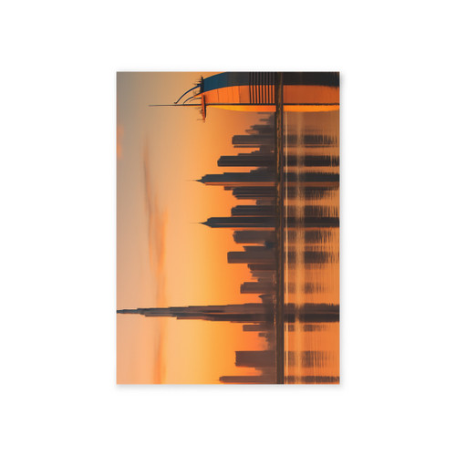 Dubai Desert Mirage - Holiday Cards (Two-sided print)