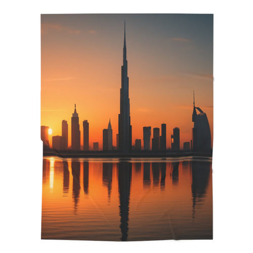 Dubai Desert Mirage - Baby Swaddle Blanket