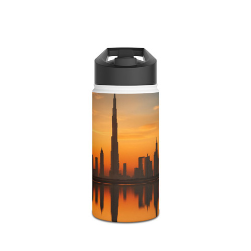 Dubai Desert Mirage - Stainless Steel Water Bottle, Standard Lid