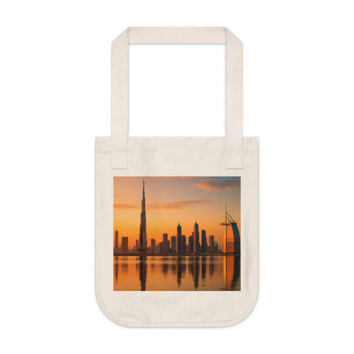 Dubai Desert Mirage - Organic Canvas Tote Bag
