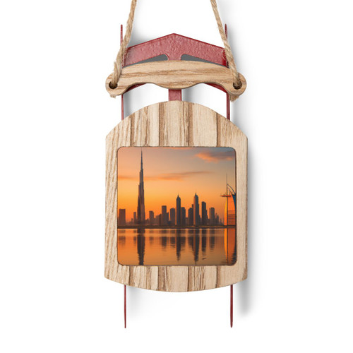 Dubai Desert Mirage - Sled Ornaments