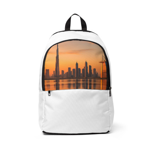 Dubai Desert Mirage - Unisex Fabric Backpack
