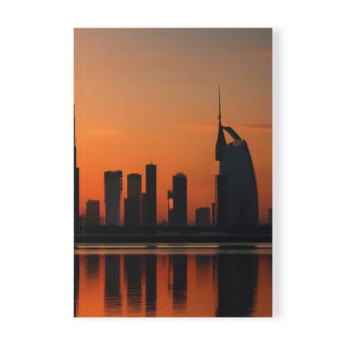 Dubai Desert Mirage - Softcover Notebook, A5