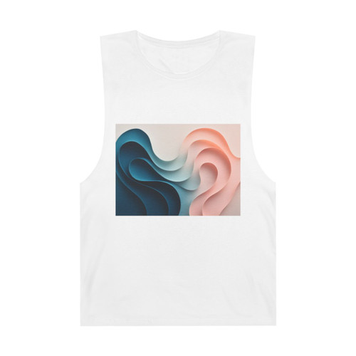 Fluid Harmony Waves - Unisex Barnard Tank 