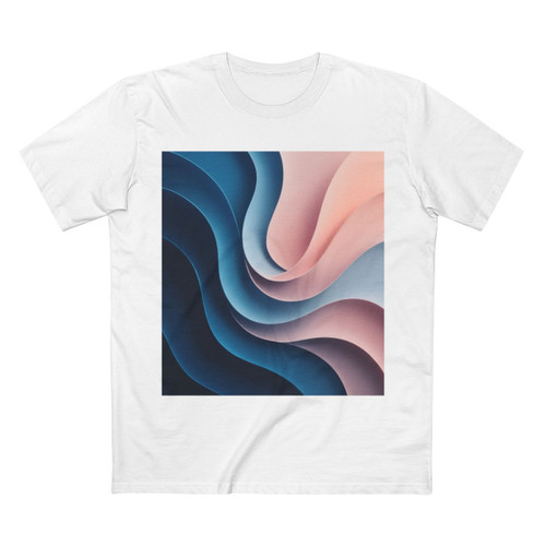 Fluid Harmony Waves - Adult Staple Tee