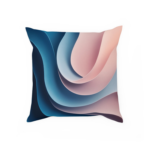 Fluid Harmony Waves - Cushion