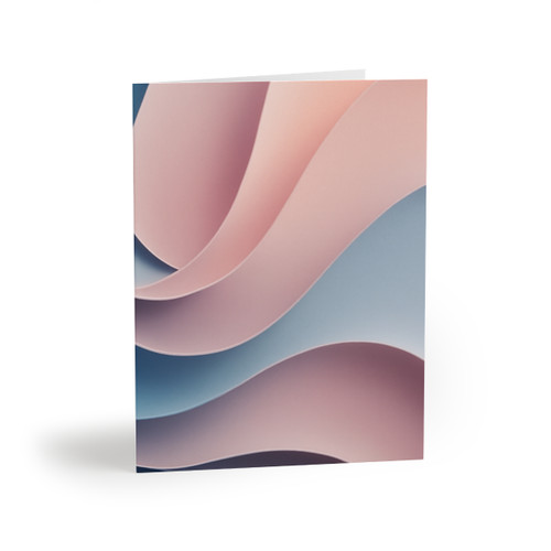 Fluid Harmony Waves - Greeting cards (8, 16, and 24 pcs)