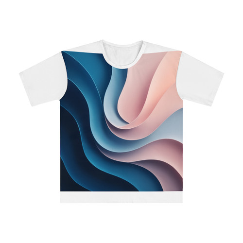 Fluid Harmony Waves - Men's Loose T-shirt (AOP)