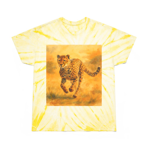 Hunting Grace of the Cheetah - Tie-Dye Tee, Cyclone