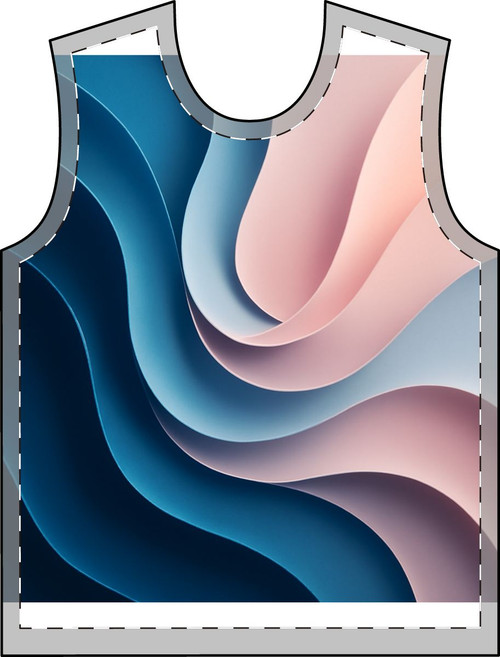 Fluid Harmony Waves - Women's T-Shirt (AOP)