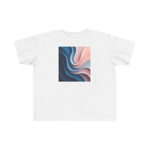 Fluid Harmony Waves - Toddler's Fine Jersey Tee