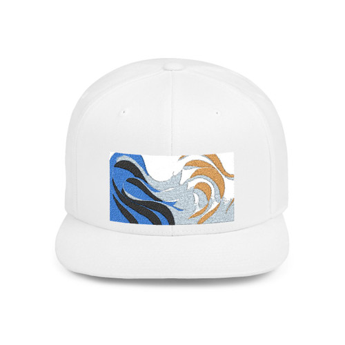 Fluid Harmony Waves - Flat Bill Snapback