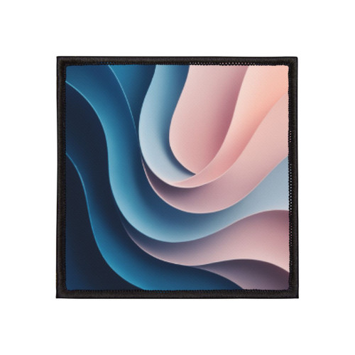 Fluid Harmony Waves - Iron-On Patches