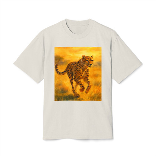 Hunting Grace of the Cheetah - Unisex Heavy Faded Tee