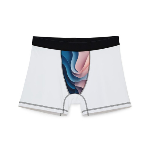 Fluid Harmony Waves - Men's Boxers (AOP)