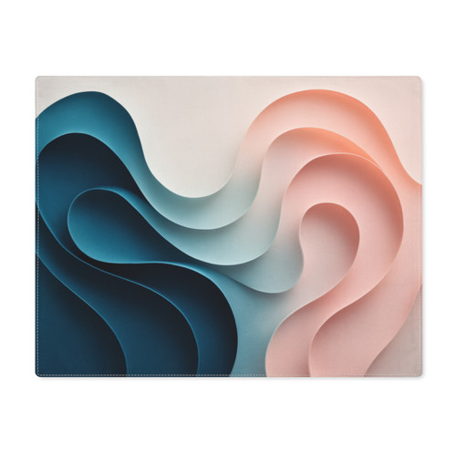 Fluid Harmony Waves - Placemat, 1pc