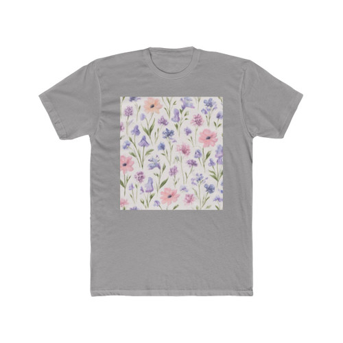 Charming Meadow Bliss - Unisex Cotton Crew Tee