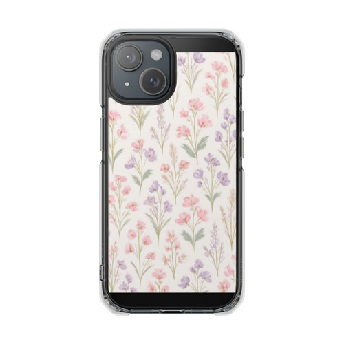 Charming Meadow Bliss - Magnetic Clear Impact Cases