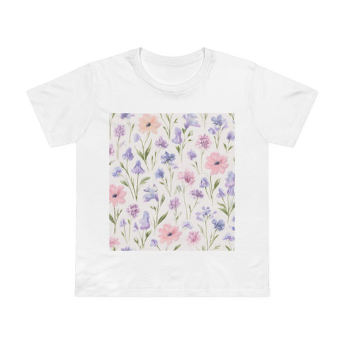 Charming Meadow Bliss - Women’s Maple Tee 