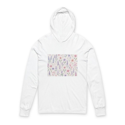 Charming Meadow Bliss - Unisex Hooded Long Sleeve Tee