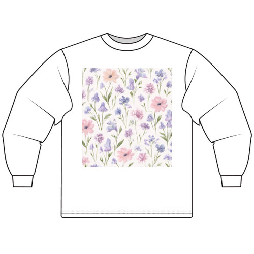 Charming Meadow Bliss - Unisex Long Sleeve T-Shirt