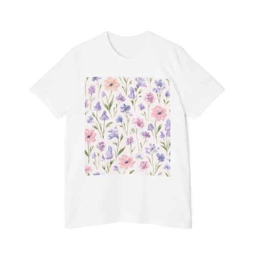 Charming Meadow Bliss - USA-Made Unisex Short-Sleeve Jersey T-Shirt